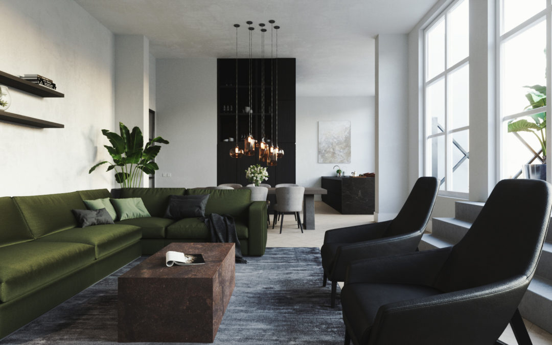 3D renders design appartement
